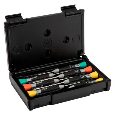 Bahco 706-4 Precisionskruvmejselsats med 7 precisionsskruvmejslar