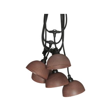 PR Home Flex Out 1216503-3911 Lysslynge 650 cm, 5 lampeholdere, brun