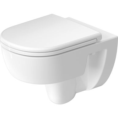 Duravit D-Code WC-skål spolkantfri, hvit, uten sete