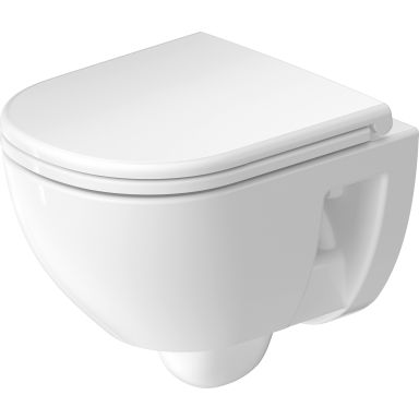 Duravit D-Code WC-skål spolkantfri, hvit, uten sete