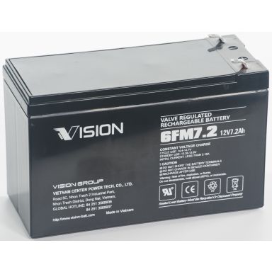 Vision 98510720 Batteri 12 V 7,2 Ah