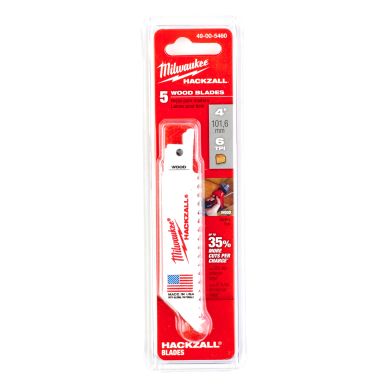 Milwaukee 48475460 Tigersagblad 100 mm, 6T, 5-pakning