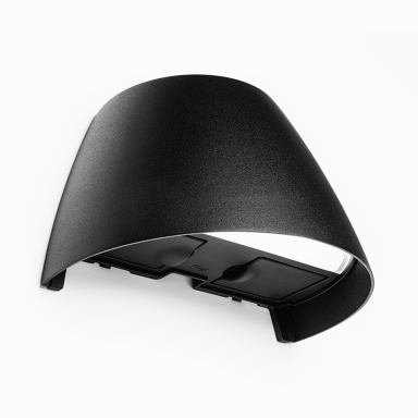 Plejd OUT-02-U-B Veggarmatur med dimmer og stikkontakt