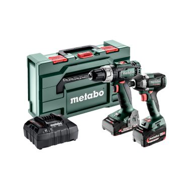 Metabo 685194000 Akkukonesarja 18 V, kahdella akulla ja laturilla