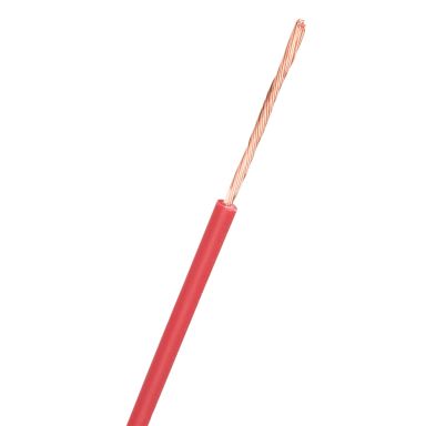 Nexans RK Kopplingskabel 1x1 mm², röd, 90°C (H05V2-K)