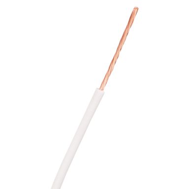 Nexans RK Kopplingskabel 1x1 mm², vit, 90°C (H05V2-K)