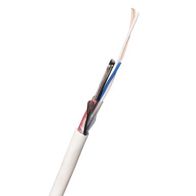 Nexans FLQQBR Larmkabel 6.5 mm ytterdiameter, vit
