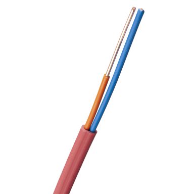 Nexans EQQRB EASY Larmkabel 2 x 1.0 mm, röd