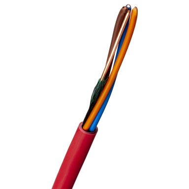 Nexans EQQRB EASY Larmkabel 4 x 1.0 mm, röd