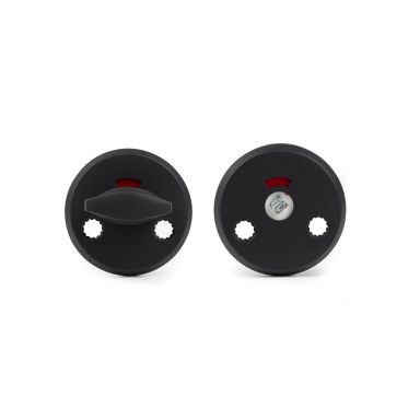 Habo 19062 WC-vääntönuppi musta