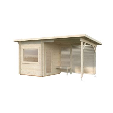 Palmako Sanna Bastu 10,5 m², Invändig 4,1 m², obehandlad