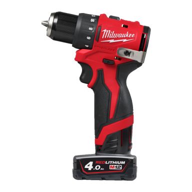 Milwaukee M12 BLDDRC-402C Akkuporakone akkujen ja laturin kanssa