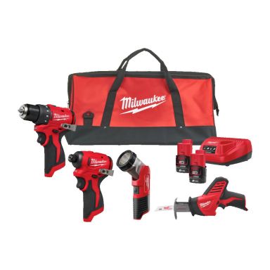 Milwaukee BLPP4A-202B Verktygspaket med batteri och laddare