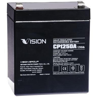 Vision CP1250A Batteri 12V, 5 Ah
