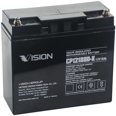 Vision CP12180 Batteri 12V, 18 Ah