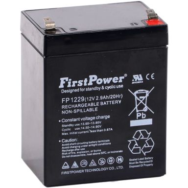 First Power FP1229 Batteri 12V, 2,9 Ah