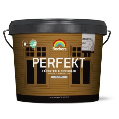 Beckers Perfekt Fönster- och snickerifärg helmatt