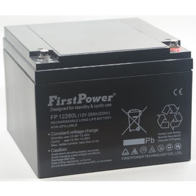 First Power FP12280L Batteri 12V, 28 Ah