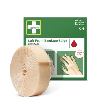Cederroth 51011018 Plaster 3 cm x 4,5 m, selvklebende