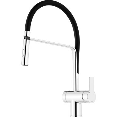 Mora LYNX 344091 Köksblandare diskmaskinsavstängning, flexibel pip, krom, G10