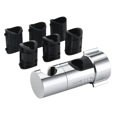 DIVELLO Mono Ø18-25 Suihkutangon liuku Ø18-25 mm, kromi