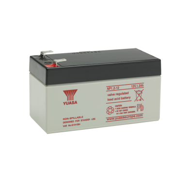 Yuasa NP1.2-12 Batteri 12V, 1,2 Ah