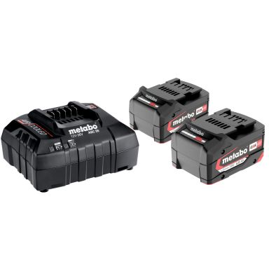 Metabo Bas-set Opladningspakke med 2 stk 4.0Ah batterier og oplader