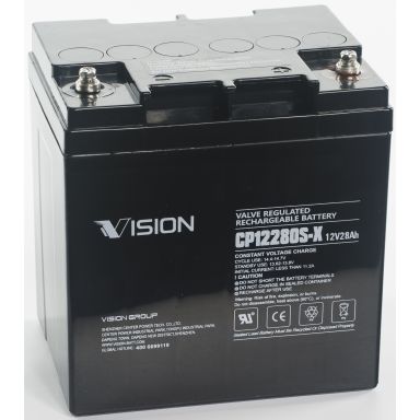 Vision CP12280 Batteri 12V, 28 Ah