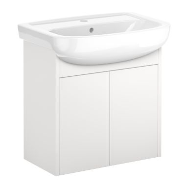 Gustavsberg Graphic Base GB71GBVC60AG00 Kommodepakke med døre, 60 cm, hvid