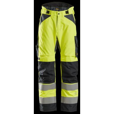 Snickers Workwear 6639 Talvihousut keltainen/musta