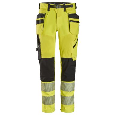 Snickers Workwear 6930 Midjebukser gul/sort