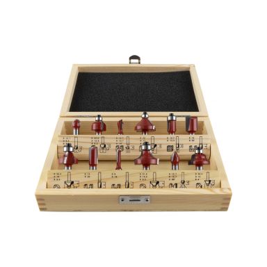 PELA 549444 Fræsesæt 12 dele