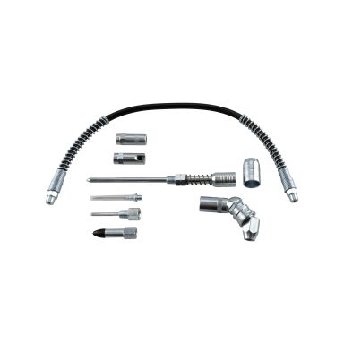 PELA 566547 Adaptersett til fettpresse, 8 deler