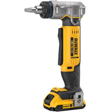 Dewalt DCE400D2 Akkulaajennustyökalu laturilla, laajennuspäillä ja laukulla