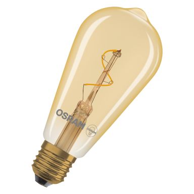 Osram SPIRAL EDISON GULD LED-lampe E27, 1,8 W, 30 lm