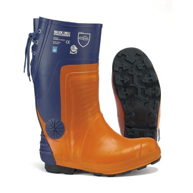 Nokian Euro Logger 3 Sågskyddsstövel orange/blå