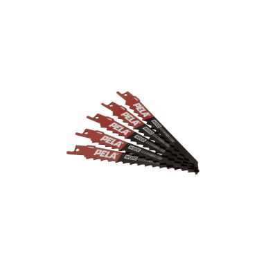 PELA 488386 Tigersavklinge 150 mm, 3 TPI, 5-pakke