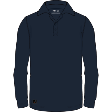 Helly Hansen Workwear Tech 79250-592 Trøje med krave, marineblå