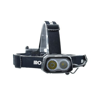 Ironside 400198 Hodelykt 2000 lm, oppladbar