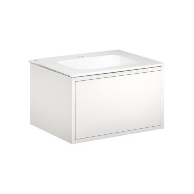 Gustavsberg Ducentic GB71DCVU60DHWB1100 Kommodepakke 60 cm, hvid/hvid, 1 blandingshul