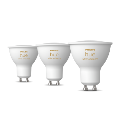 Philips Hue Huewca 929003666703 LED-lamppu 3 kpl, 400 lm, lämpimästä viileään valkoiseen