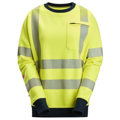 Snickers Workwear 2876-6695 Genser varsel, gul/marineblå