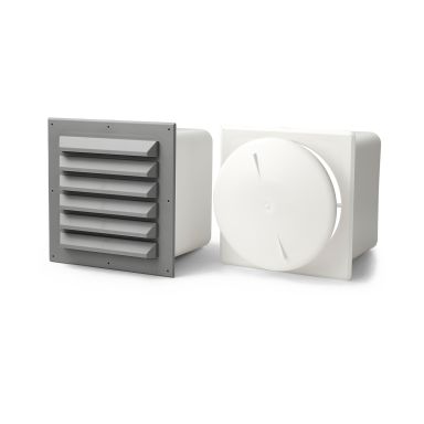 Habo 33639 Blockventil grå/vit