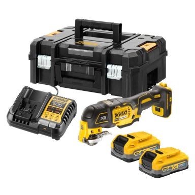 Dewalt DCS356S2T-QW Multiværktøj med batteri og lader