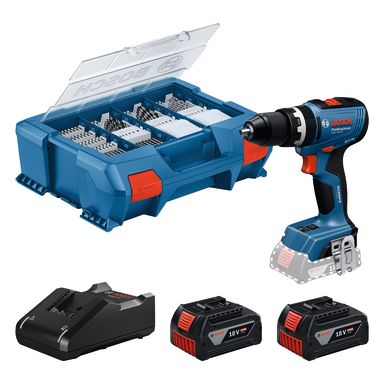Bosch GSB 18V-65 Slagskruvdragare med batteri och laddare
