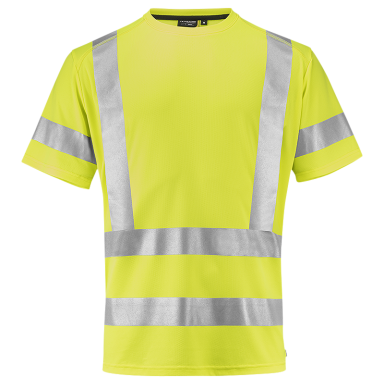 Texstar TS23 T-shirt gul, Hi-vis