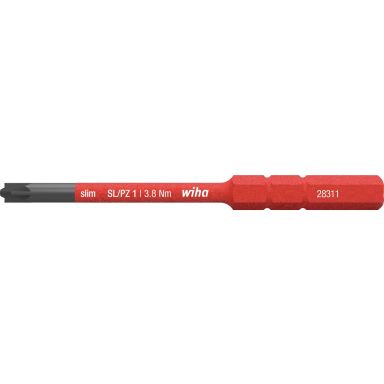 Wiha slimBit 34589 Bits PlusMinus/Pozidriv, 75 mm, 1000 V