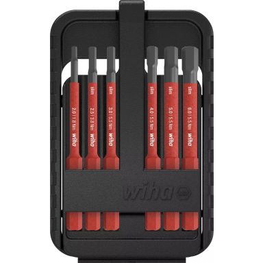Wiha slimBit 43156 Bitsæt 6 dele, insex, 1000 V