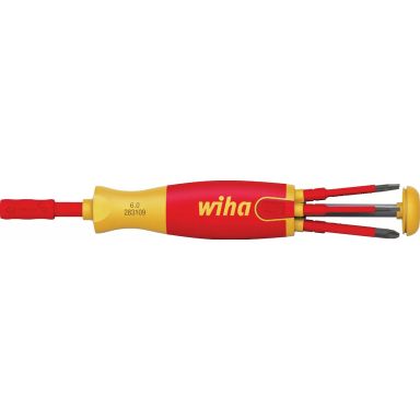 Wiha 38613 Bitsmeisel med 6 slimbits, PH/PZ/SL