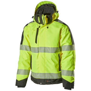 L.Brador 2121P Vinterjacka hi-vis gul, klass 3